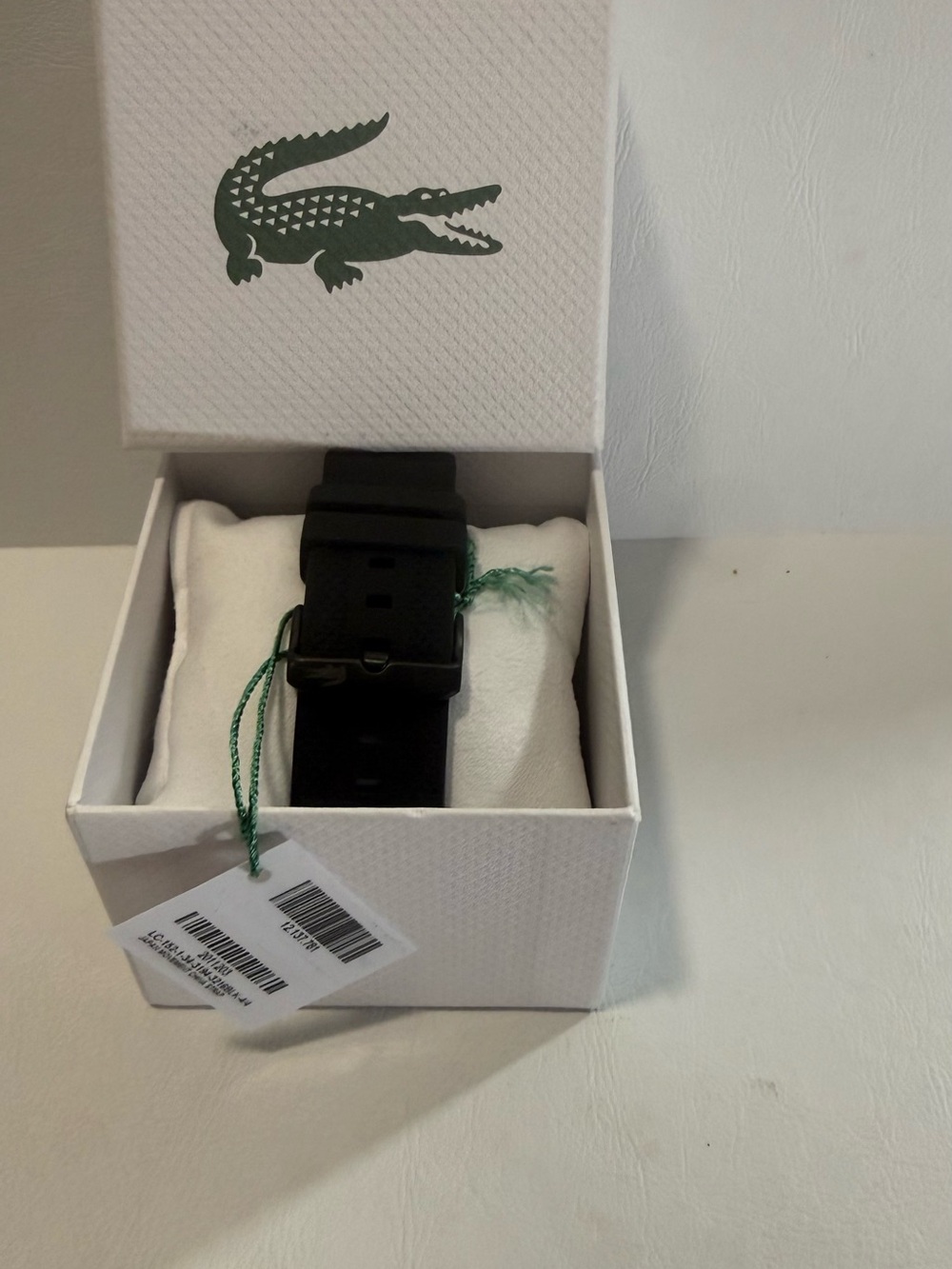 Lacoste Black Regatta Watch with Green Accents - Picture 2 of 5